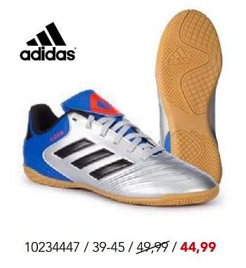 Promoties Indoor voetbalschoenen adidas - Adidas - Geldig van 05/08/2018 tot 02/09/2018 bij Bristol