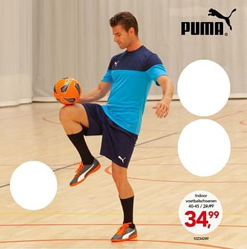 Promoties Indoor voetbalschoenen - Puma - Geldig van 05/08/2018 tot 02/09/2018 bij Bristol