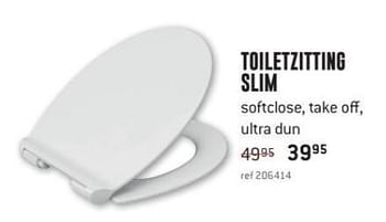 Promoties Toiletzitting slim - Huismerk - Free Time - Geldig van 30/07/2018 tot 26/08/2018 bij Freetime