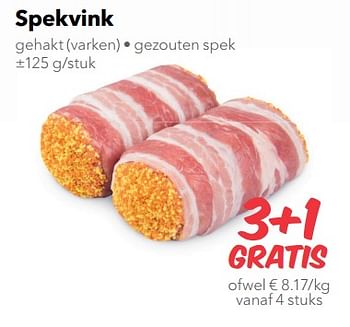 Promoties Spekvink - Huismerk - Buurtslagers - Geldig van 03/08/2018 tot 16/08/2018 bij Buurtslagers