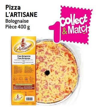 Promotions Pizza l`artisane - L'Artisane - Valide de 08/08/2018 à 21/08/2018 chez Match