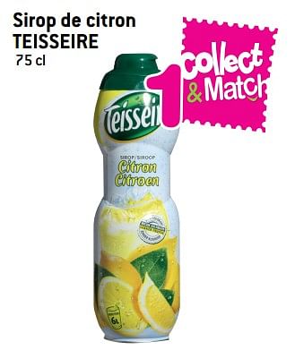 Promotions Sirop de citron teisseire - Teisseire - Valide de 08/08/2018 à 21/08/2018 chez Match
