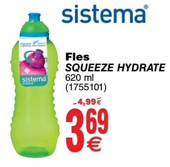 Promotions Fles squeeze hydrate - Sistema - Valide de 07/08/2018 à 20/08/2018 chez Cora