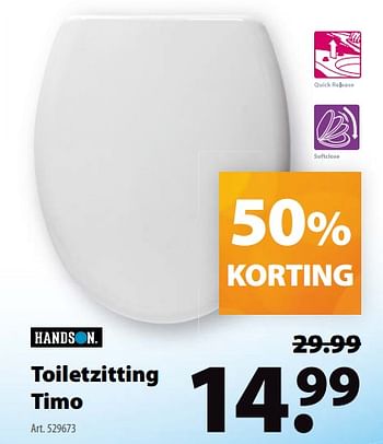 Promoties Toiletzitting timo - Handson - Geldig van 14/08/2018 tot 27/08/2018 bij Gamma