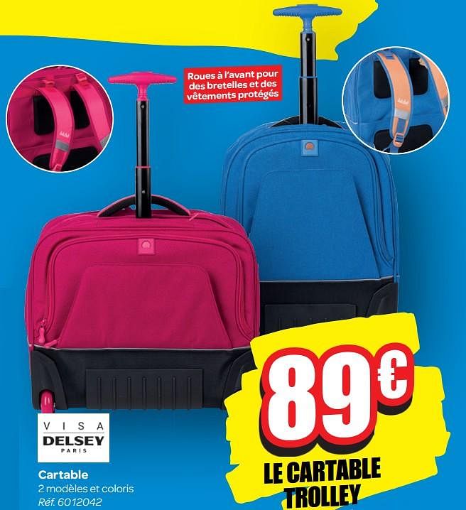 Cartable hotsell delsey 2018