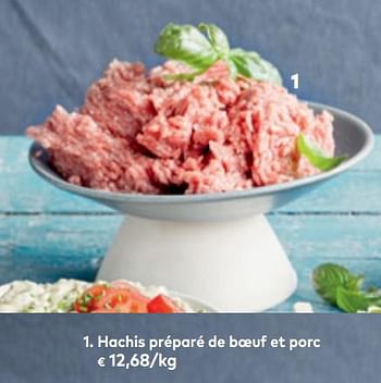 Promotions Hachis préparé de boeuf et porc - Produit maison - Bioplanet - Valide de 01/08/2018 à 04/09/2018 chez Bioplanet