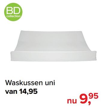 Promoties Waskussen uni - Huismerk - Baby-Dump - Geldig van 01/08/2018 tot 01/09/2018 bij Baby-Dump