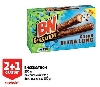 Promoties Bn sensation - BN - Geldig van 07/08/2018 tot 13/08/2018 bij Auchan