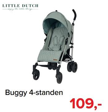 Promoties Buggy 4-standen - Little Dutch - Geldig van 01/08/2018 tot 01/09/2018 bij Baby-Dump