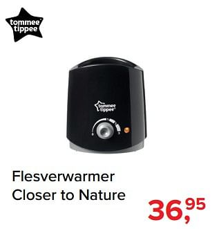 Promotions Flesverwarmer closer to nature - Tommee Tippee - Valide de 01/08/2018 à 01/09/2018 chez Baby-Dump