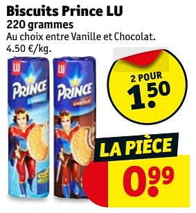 Promotions Biscuits prince lu - Lu - Valide de 07/08/2018 à 19/08/2018 chez Kruidvat