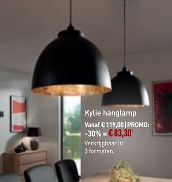 Promoties Kylie hanglamp - Bristol - Geldig van 01/08/2018 tot 01/09/2018 bij Overstock