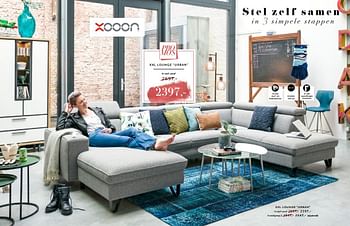 Promoties Xxl lounge urban - Xooon - Geldig van 01/08/2018 tot 02/09/2018 bij Xooon