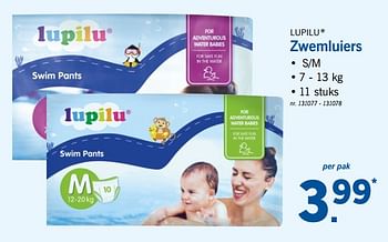 Promoties Zwemluiers - Lupilu - Geldig van 13/08/2018 tot 18/08/2018 bij Lidl