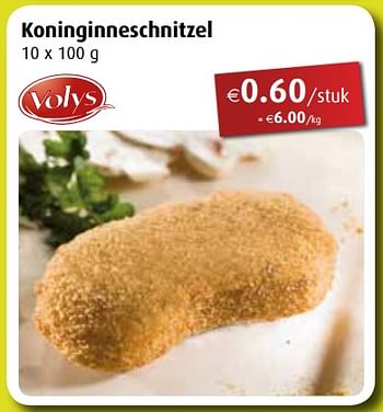 Promoties Koninginneschnitzel - Volys Star - Geldig van 30/07/2018 tot 01/09/2018 bij Aronde