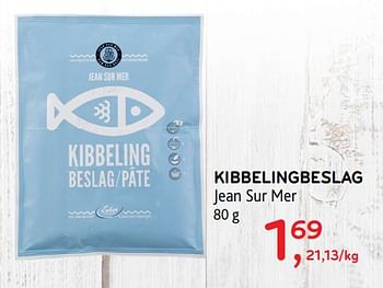 Promoties Kibbelingbeslag - Jean sur mer - Geldig van 15/08/2018 tot 28/08/2018 bij Alvo
