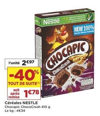 Promotions Céréales nestle - Nestlé - Valide de 07/08/2018 à 19/08/2018 chez Super Casino
