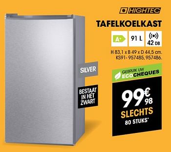 Promoties Hightec tafelkoelkast - HighTec - Geldig van 07/08/2018 tot 27/08/2018 bij Electro Depot