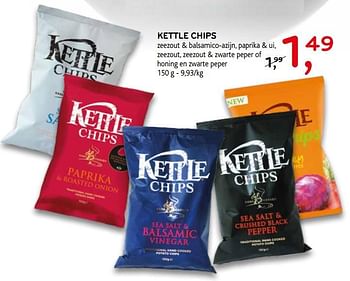 Promotions Kettle chips - Kettle - Valide de 08/08/2018 à 21/08/2018 chez C&B