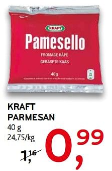 Promoties Kraft parmesan - Kraft - Geldig van 08/08/2018 tot 21/08/2018 bij C&B