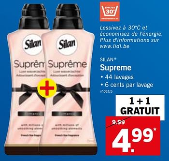 Promoties Suprême - Silan - Geldig van 13/08/2018 tot 18/08/2018 bij Lidl