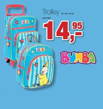Promoties Trolley - Bumba - Geldig van 25/07/2018 tot 16/09/2018 bij Paradisio