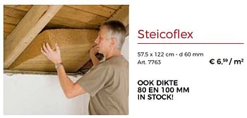 Promoties Steicoflex - Steico - Geldig van 10/08/2018 tot 25/08/2018 bij Woodtex