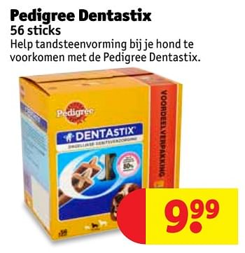 Promoties Pedigree dentastix - Pedigree - Geldig van 14/08/2018 tot 19/08/2018 bij Kruidvat