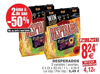 Promoties Desperados - Desperados - Geldig van 14/08/2018 tot 20/08/2018 bij Cora