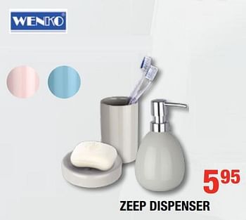 Promoties Zeep dispenser - Wenko - Geldig van 02/08/2018 tot 19/08/2018 bij HandyHome