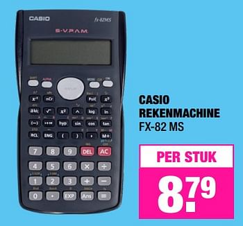 Promoties Casio rekenmachine fx-82 ms - Casio - Geldig van 13/08/2018 tot 26/08/2018 bij Big Bazar