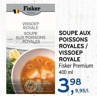 Promotions Soupe aux poissons royales - Fisker - Valide de 15/08/2018 à 28/08/2018 chez Alvo