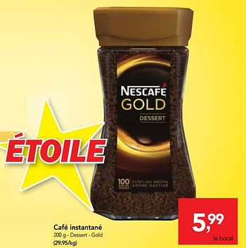 Promotions Café instantané - Nescafe - Valide de 15/08/2018 à 28/08/2018 chez Makro