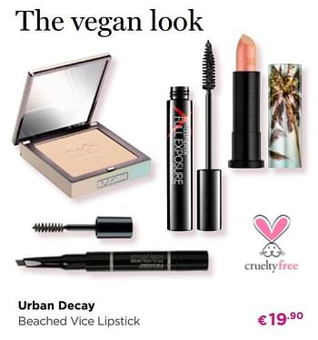 Promoties Urban decay beached vice lipstick - Urban Decay - Geldig van 13/08/2018 tot 02/09/2018 bij ICI PARIS XL