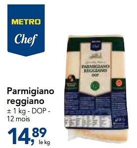 Promotions Parmigiano reggiano - Produit maison - Makro - Valide de 15/08/2018 à 28/08/2018 chez Makro