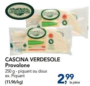 Promotions Provolone - Cascina Verde Sole - Valide de 15/08/2018 à 28/08/2018 chez Makro