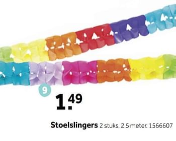 Promoties Stoelslingers - Huismerk - Intertoys - Geldig van 13/08/2018 tot 02/09/2018 bij Intertoys