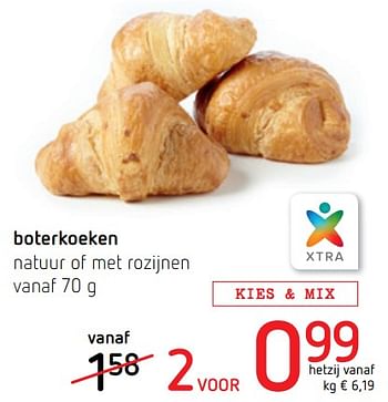 Promoties Boterkoeken natuur of met rozijnen - Huismerk - Spar Retail - Geldig van 16/08/2018 tot 29/08/2018 bij Spar (Colruytgroup)