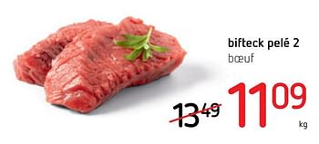 Promoties Bifteck pelé 2 boeuf - Huismerk - Spar Retail - Geldig van 16/08/2018 tot 29/08/2018 bij Spar (Colruytgroup)