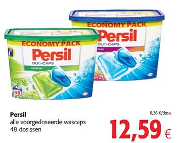 Promoties Persil alle voorgedoseerde wascaps - Persil - Geldig van 16/08/2018 tot 28/08/2018 bij Colruyt