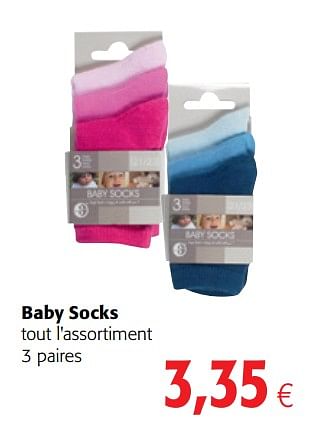 Promotions Baby socks tout l`assortiment - Baby Socks - Valide de 16/08/2018 à 28/08/2018 chez Colruyt
