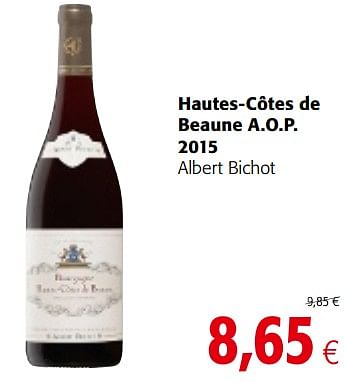 Promoties Hautes-côtes de beaune a.o.p. 2015 - Rode wijnen - Geldig van 16/08/2018 tot 28/08/2018 bij Colruyt