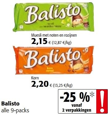 Promoties Balisto alle 9-packs - Balisto - Geldig van 16/08/2018 tot 28/08/2018 bij Colruyt