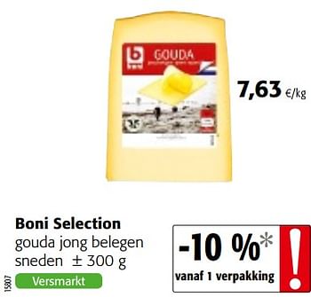 Promoties Boni selection gouda jong belegen - Boni - Geldig van 16/08/2018 tot 28/08/2018 bij Colruyt