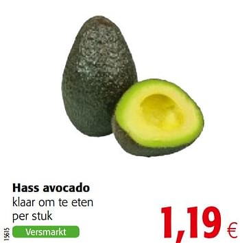 Promoties Hass avocado klaar om te eten - Huismerk - Colruyt - Geldig van 16/08/2018 tot 28/08/2018 bij Colruyt