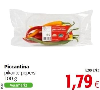 Promoties Piccantina pikante pepers - Piccantina - Geldig van 16/08/2018 tot 28/08/2018 bij Colruyt