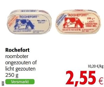 Promoties Rochefort roomboter ongezouten of licht gezouten - Rochefort - Geldig van 16/08/2018 tot 28/08/2018 bij Colruyt