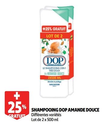 Promotions Shampooing dop amande douce - Produit Maison - Auchan Ronq - Valide de 14/08/2018 à 21/08/2018 chez Auchan Ronq