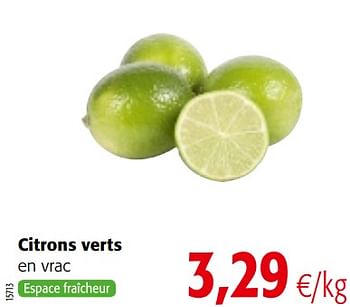 Promotions Citrons verts - Produit maison - Colruyt - Valide de 16/08/2018 à 28/08/2018 chez Colruyt