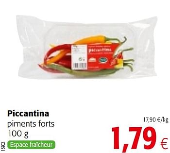 Promotions Piccantina piments forts - Piccantina - Valide de 16/08/2018 à 28/08/2018 chez Colruyt
